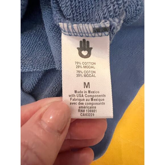 Spiritual Gangster Visionary Forever Crew Pullover Sweatshirt Pacific Blue M NWT - Picture 9 of 9